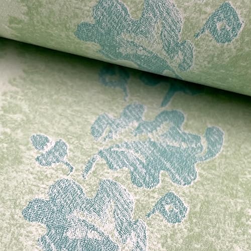 Miniatura 8 de Yifely Revestimiento de estante extraíble de papel autoadhesivo para muebles, para cubrir cajones y puertas de gabinetes, grano de madera verde,