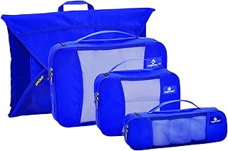 Eagle Creek Pack-It Starter Set - 3pc Set (Medium Garment Folder/Medium Cube/Small Cube) with Tube Cube, Blue