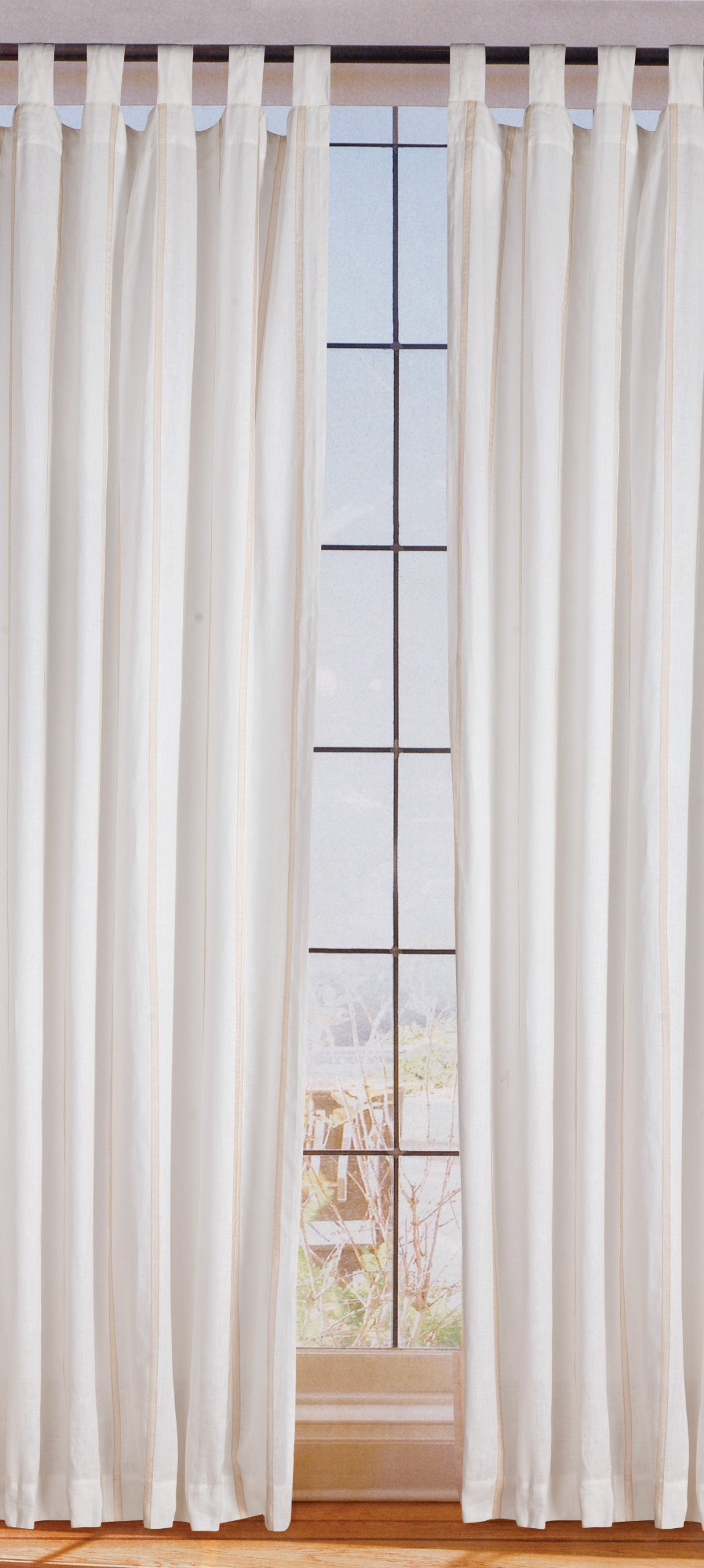 Sandy Wilson Organic Collection Curtain Panel, 50-Inch by 120-Inch