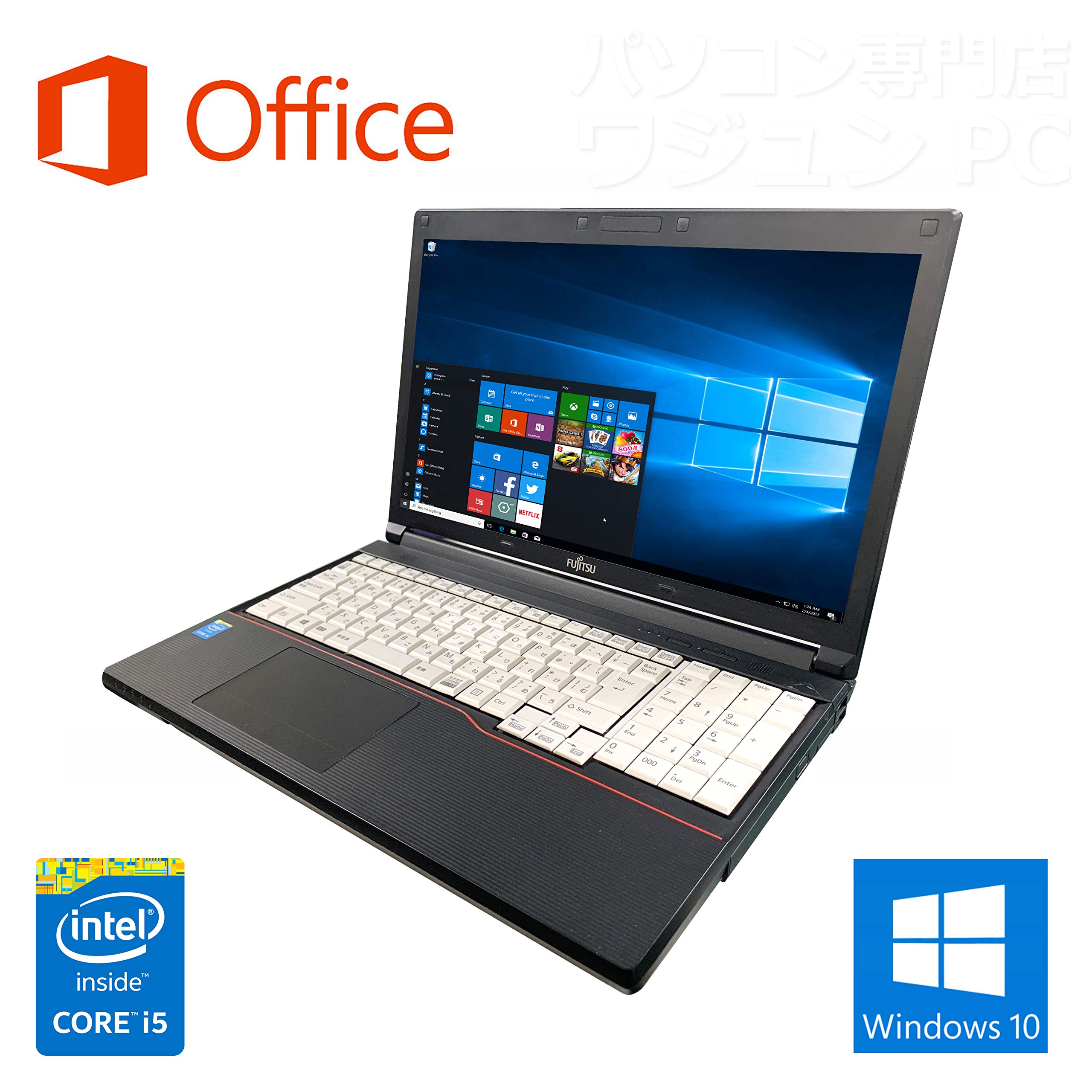 Amazon.co.jp: 【Microsoft Office 2016搭載】【Win 10搭載】富士通 