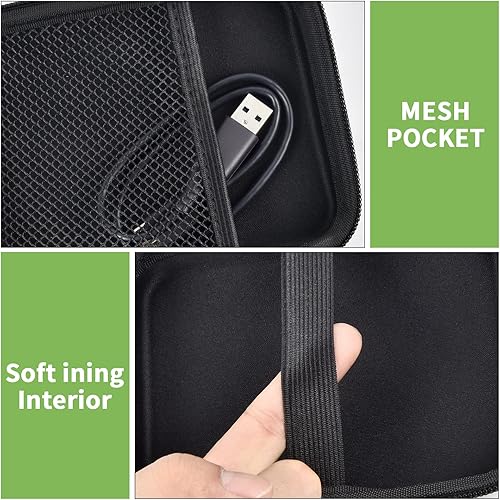 Miniatura 4 de Funda compatible con LaCie Rugged Mini 1TB 2TB 4TB 5TB Disco duro externo HDD portátil, soporte de almacenamiento para discos duros para Mac y PC y