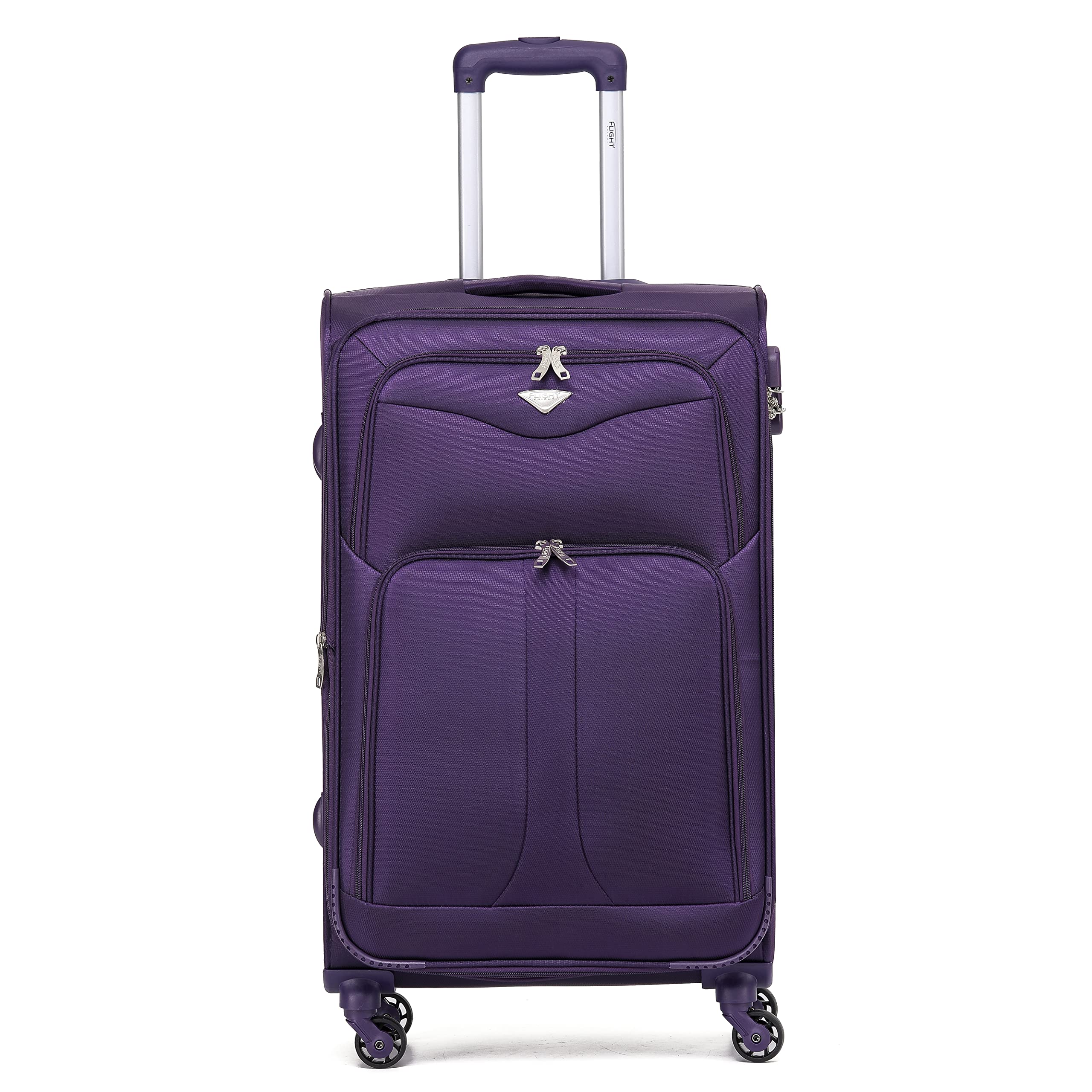 Flight Knight Lightweight 4 Wheel 800D Soft Case Suitcases Anti Crack Cabin & Hold Luggage Options Approved for Over 100 Airlines Including easyJet, BA & Many More! — view 80