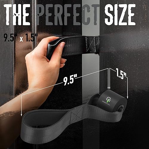 Vista 8 de Gradient Fitness Anclaje de puerta para bandas de resistencia Anclajes de puerta de banda de resistencia resistente para correas de estiramiento