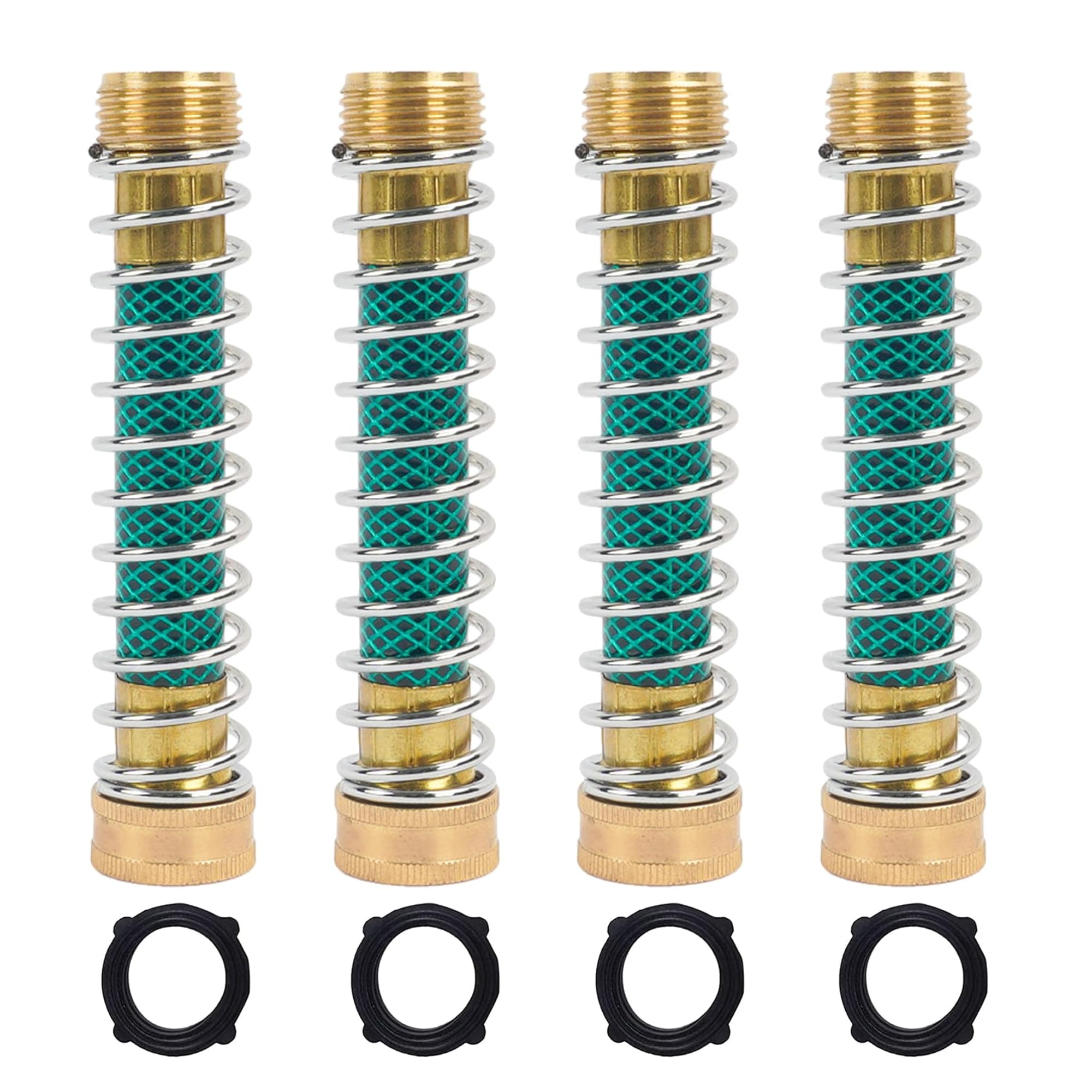 LIULO TOOL 4-Pack Brass Hose Protector