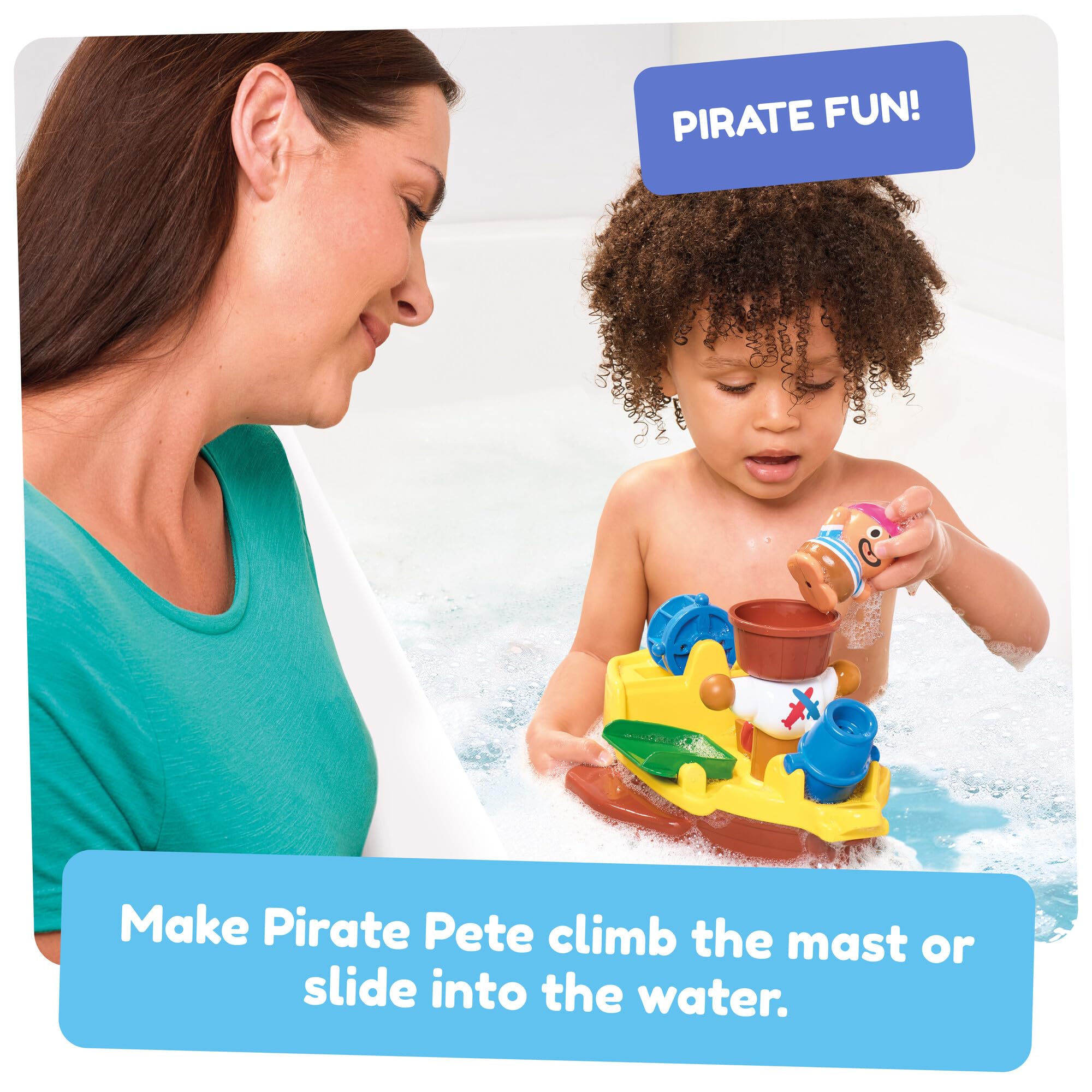 Amazon.com: Toomies Pirate Ship Bath Toy : Tomy: Clothing