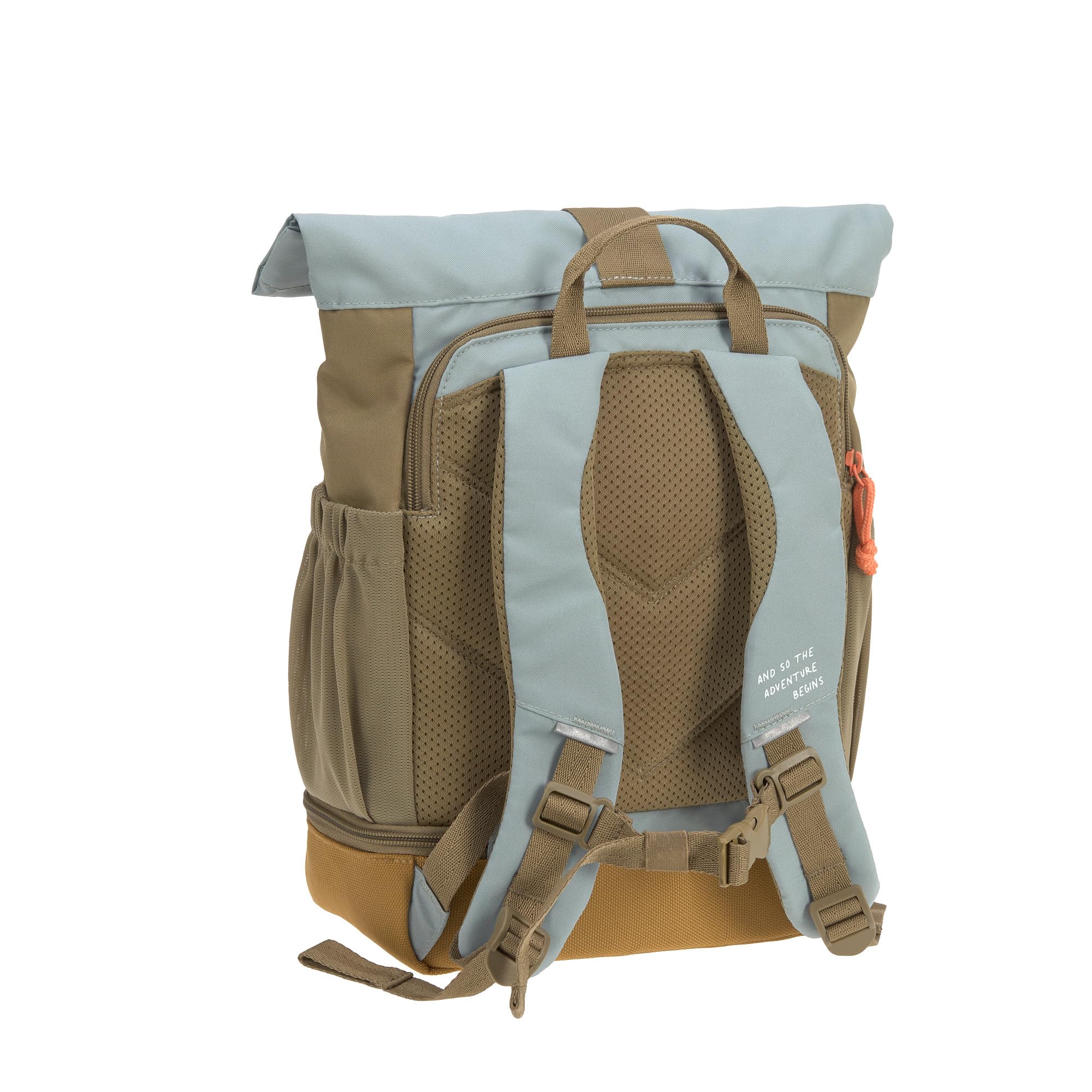 LÄSSIG Mochila Infantil Rolltop con Correa de Pecho Repelente al Agua, 11 litros/Mini Rolltop Backpack