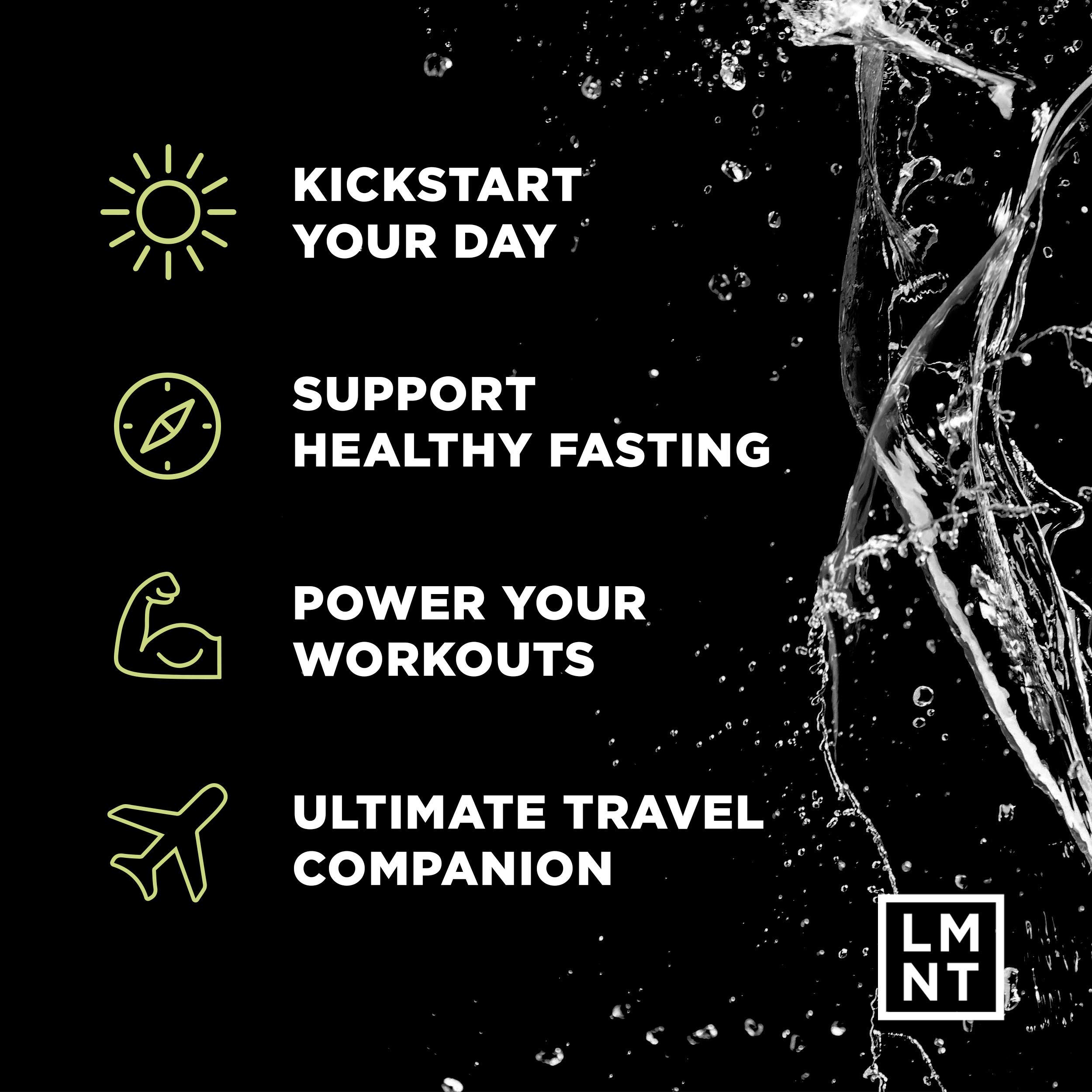 LMNT Keto Electrolyte Powder Packets Paleo Hydration Powder No