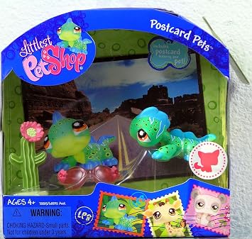Littlest Pet Shop Postcard Pets Iguana