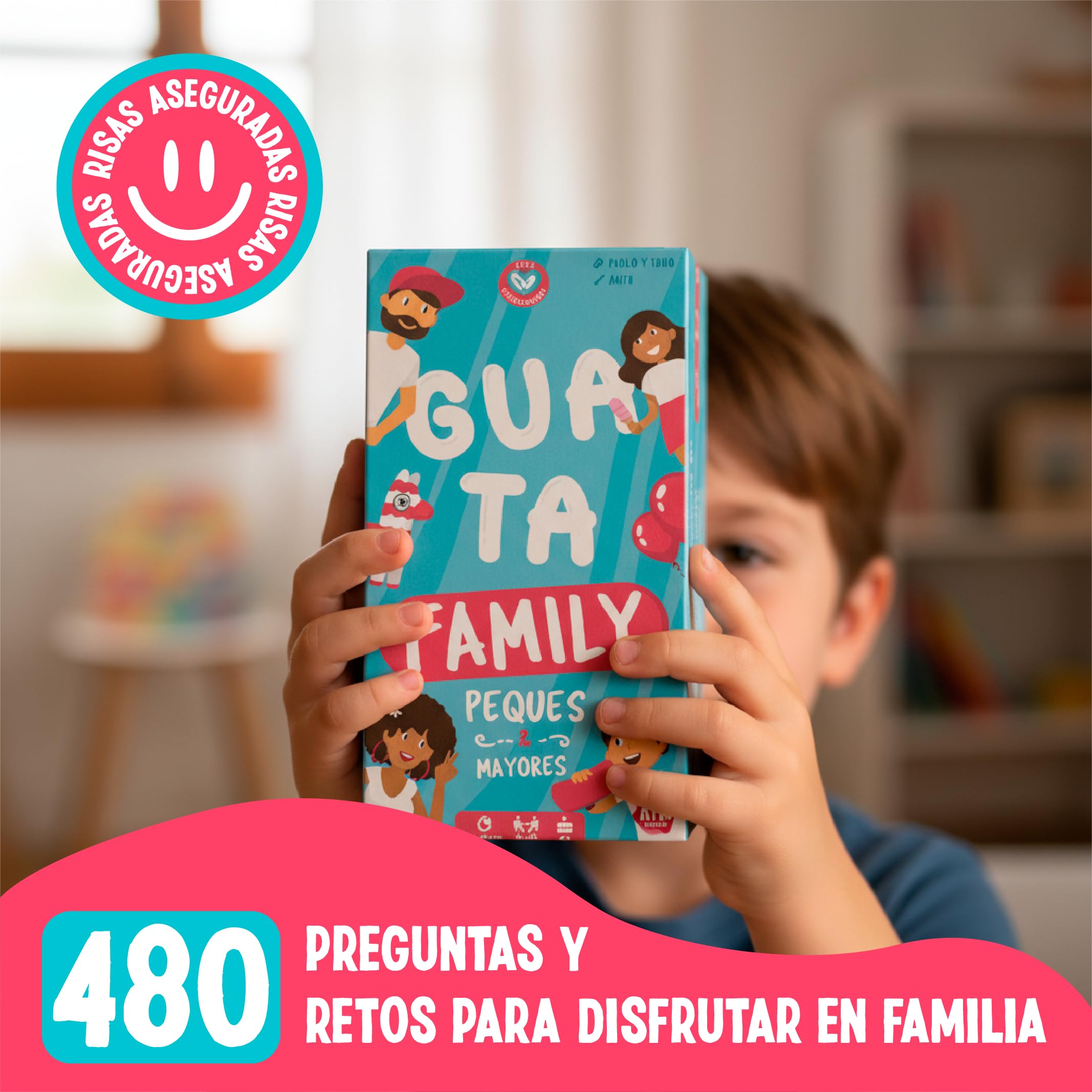 ATM Gaming Guatafamily - Juegos de Mesa Familiar - Divertido para Niños y Adultos - Sin Pantallas - Ideal para Vacaciones en Familia y Planes al Aire Libre