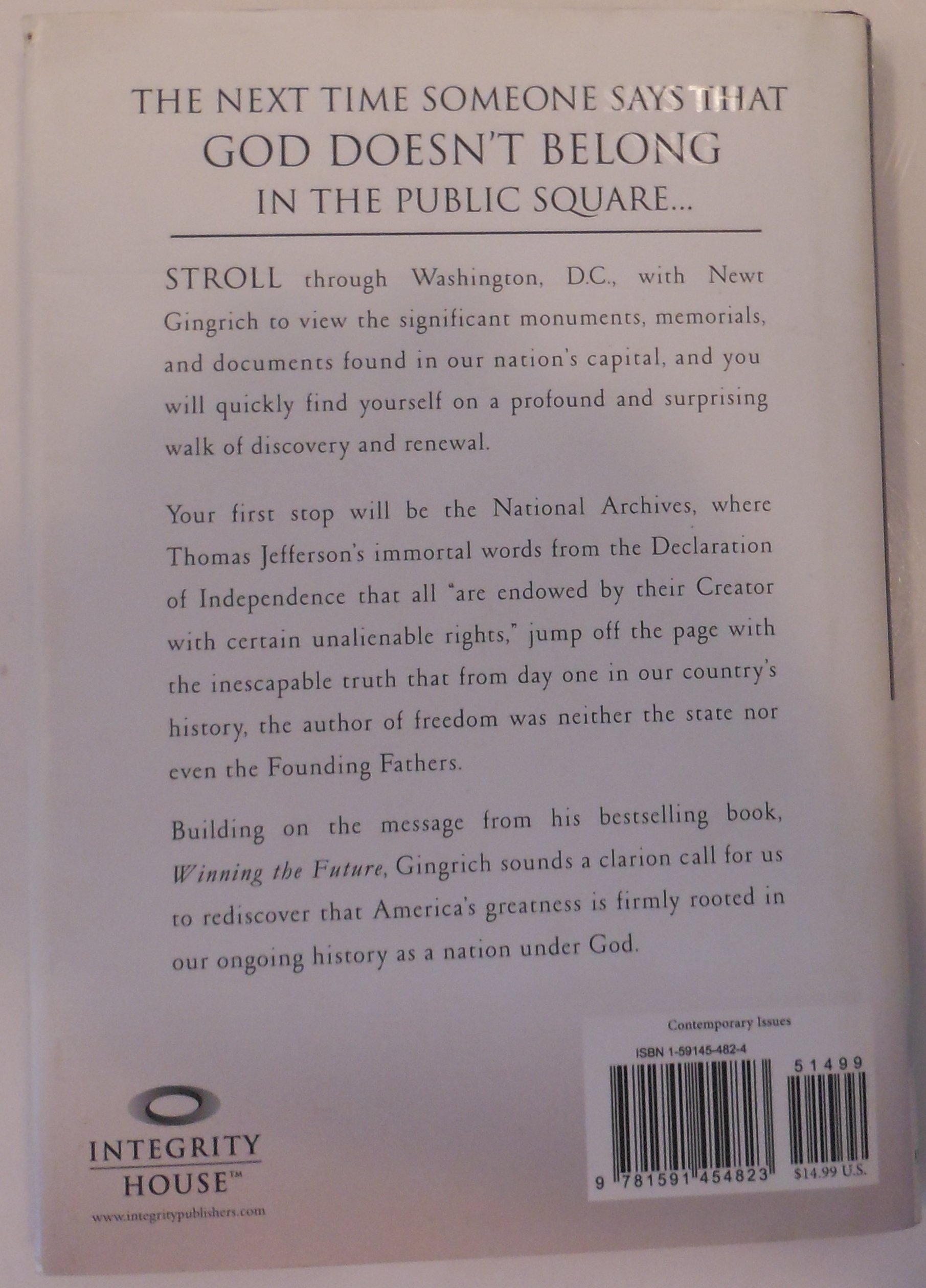Rediscovering God in America: Reflections on the Role of Faith in Our Nation's History and Future Newt Gingrich - PT03