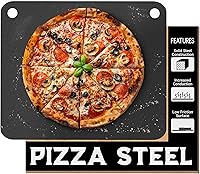 Vista 1 de Primica Pizza Steel XL - Rectangular, Acero, 0.315" de espesor, Negro