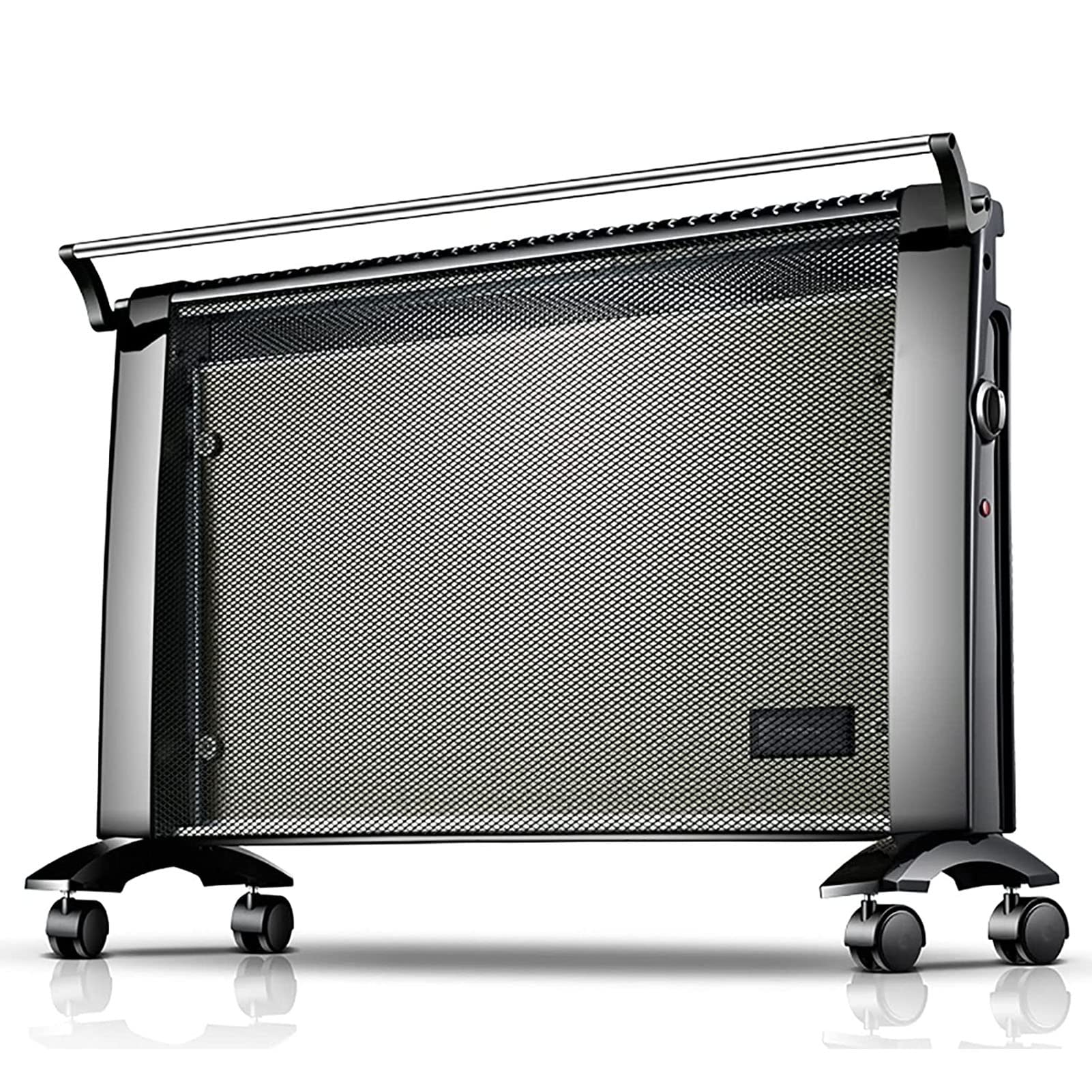 Electric Convector Heating with Thermostat Heating 750 W Energy-saving Quiet Mobile Electric Radiator Electric Heating for Rooms Up To 30 M² Electric Heating Mobile Electric Radiator Energy-saving