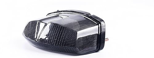 Miniatura 2 de Luz trasera LED para motocicleta con intermitentes compatible con Ninja 500R 97-09, Ninja 94-96 500, 91-95 Ninja ZX-7R ZX-7, ZX 750ML, K, humo