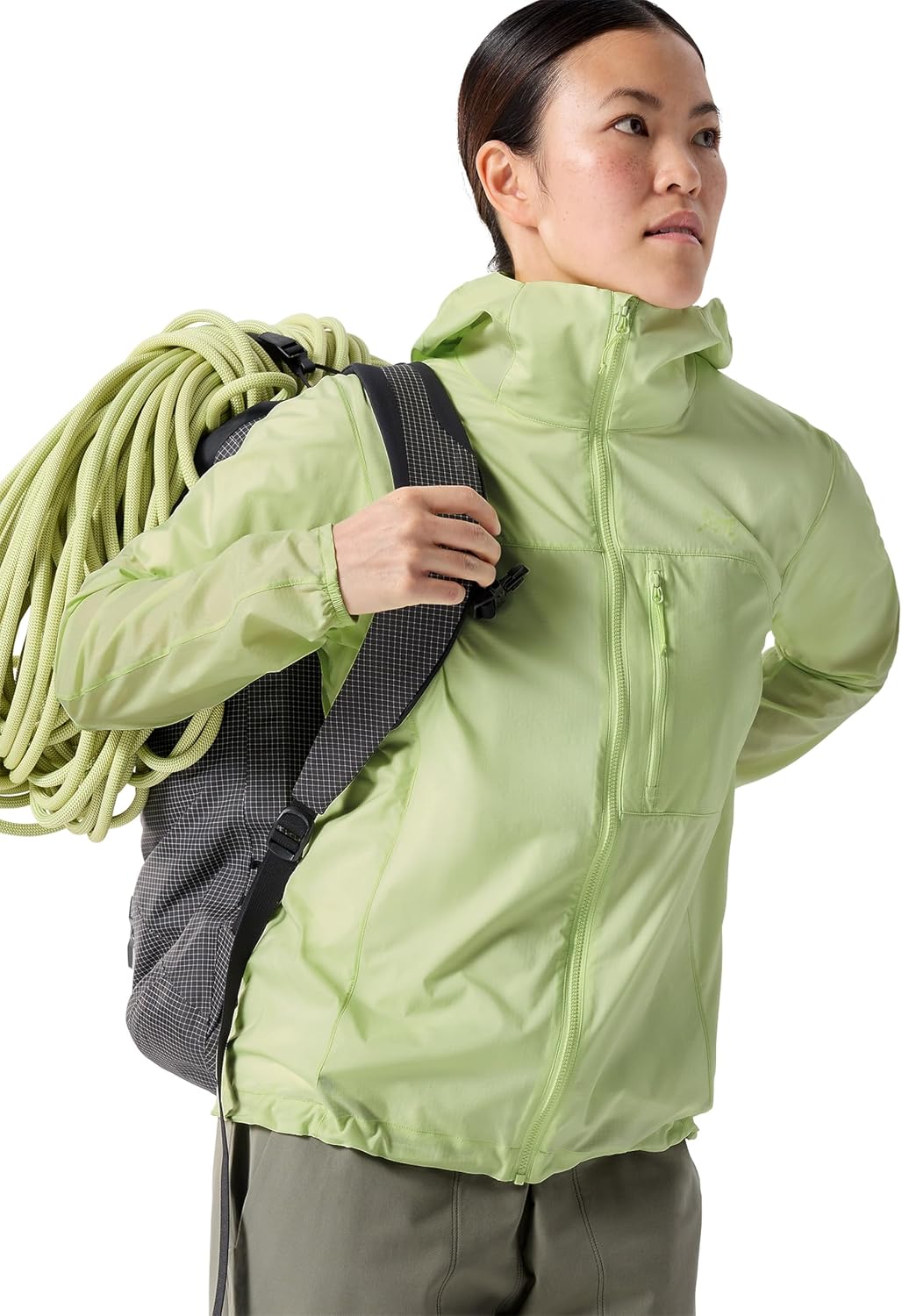 Arc'teryx Squamish Hoody Women's | Lightweight Hooded Windshell for Rock Climbers