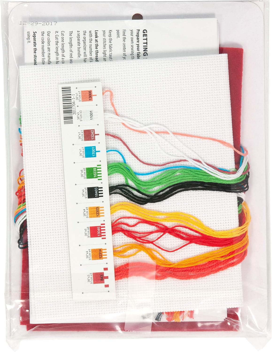 Dimensions Pluto Christmas Stocking Counted Cross Stitch Kit for Beginners, 14 Count White Aida Cloth, 10''L