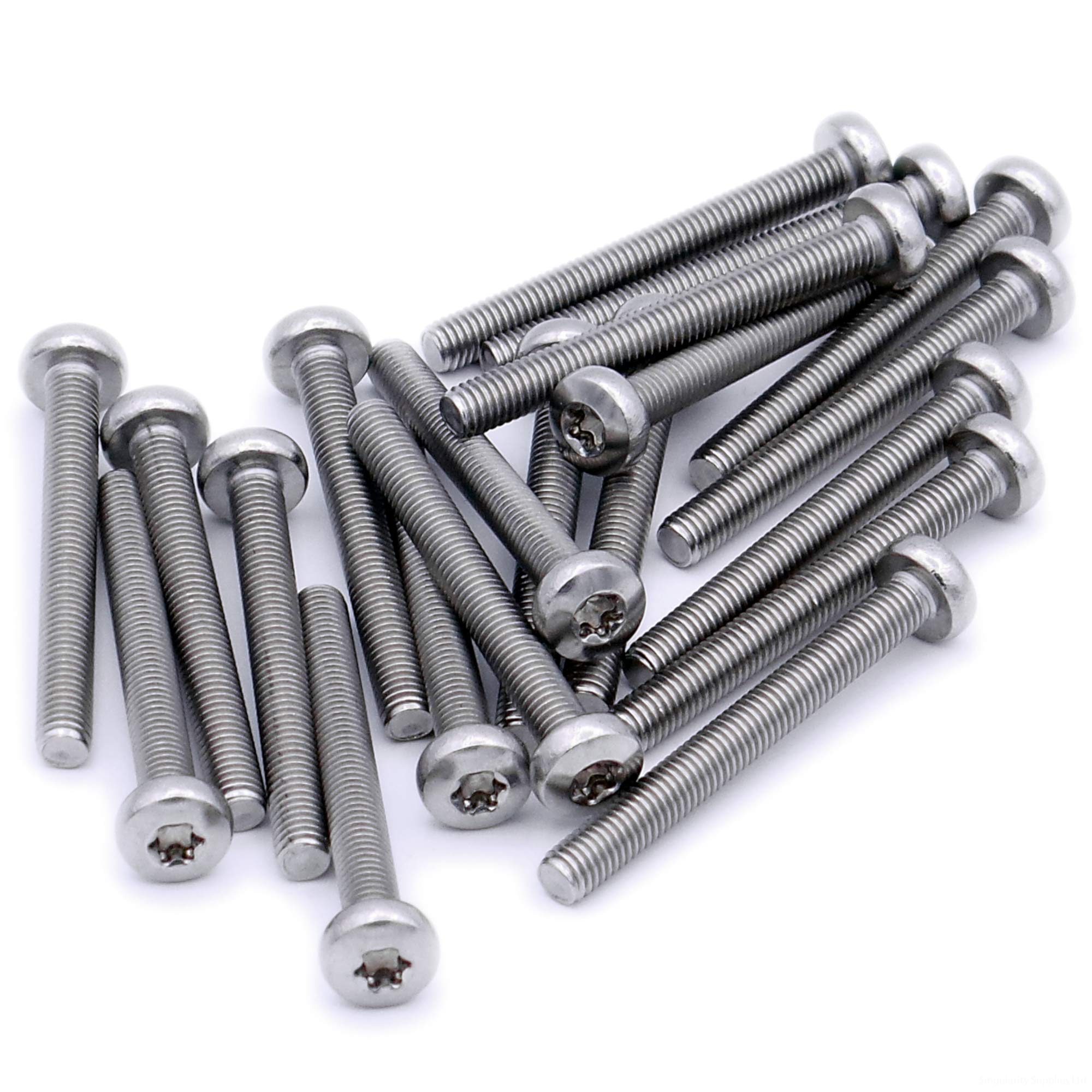 Singularity Supplies M4 (4Mm X 20Mm) Tx Pan Machine Screw (Bolt) - Stainless Steel (A2) (Pack Of 20)