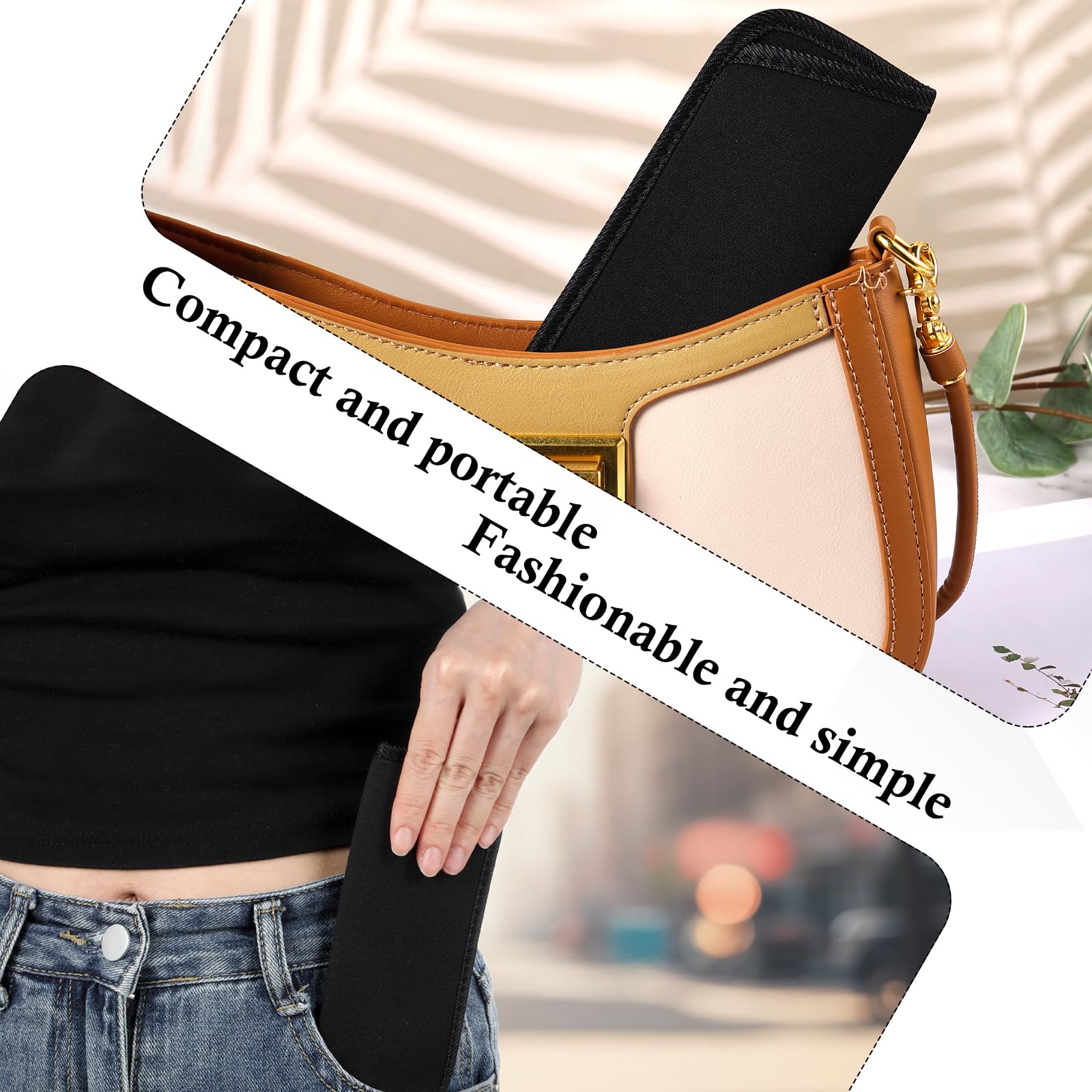 4 sztuki miękkiego etui na okulary, Slip In Eyeglasses Cases, etui na okulary przeciwsłoneczne, etui na okulary, czarny organizer na okulary, etui na okulary do czytania, materiałowy woreczek na