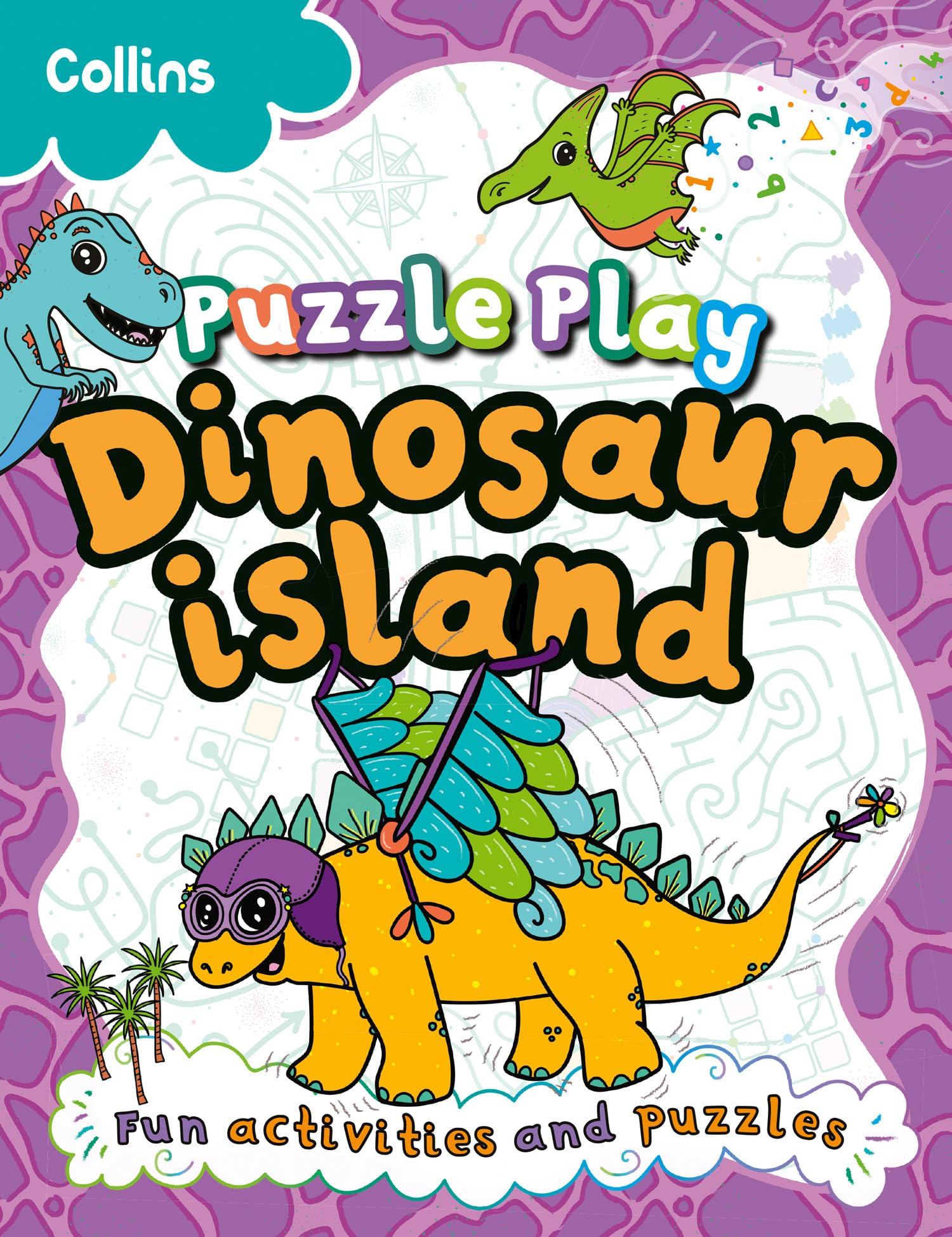 Puzzle Play Dinosaur Island By Hunt, Kia Marie Kia Marie Hunt,Collins Kids,