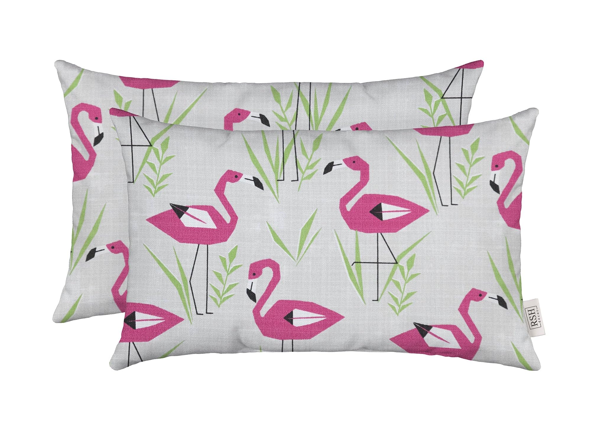 RSH DECOR: Lumbar Throw Pillows Set of 2 | 20” x 12