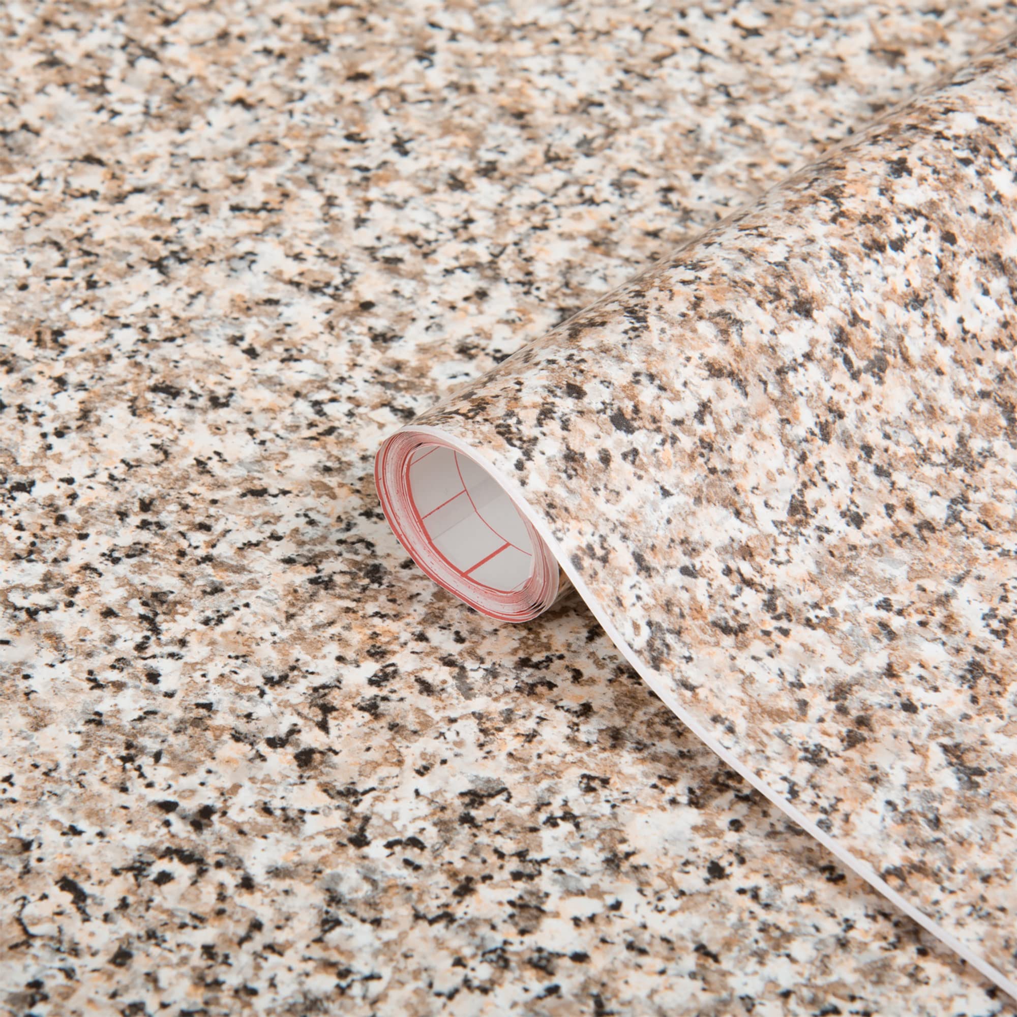 Vinyl Warehouse 5m x 67.5cm d-c-fix Porrinho Beige Granite Sticky Back Vinyl Furniture Wrap 200-8204