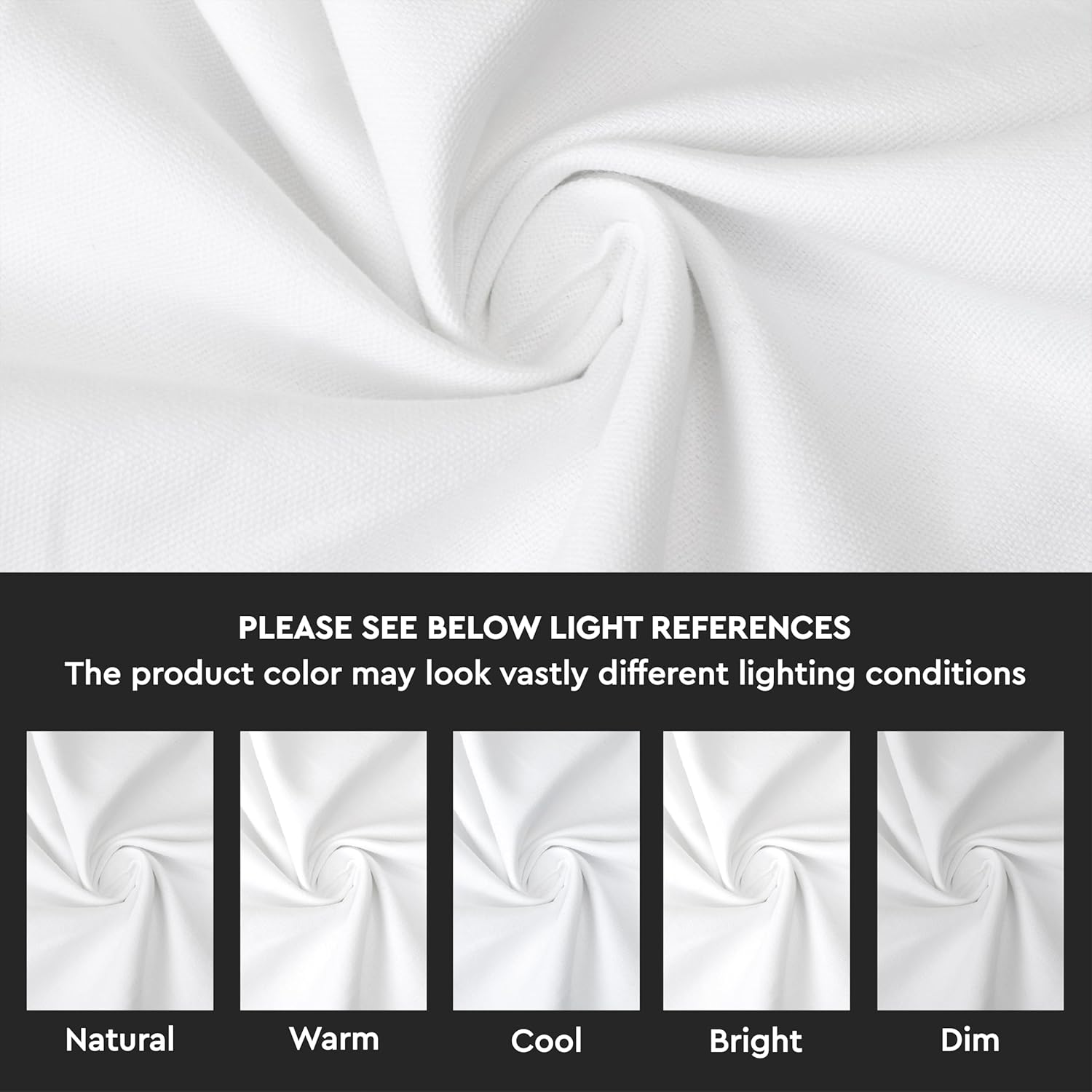 Encasa XO Throw Pillow Covers 26x26 in Set of 2 White | No Inserts | Cotton Pillow Covers for Living Room, Bed, Sofa, Couch | Decorative Cushion Covers with Improved Zipper - Image 2