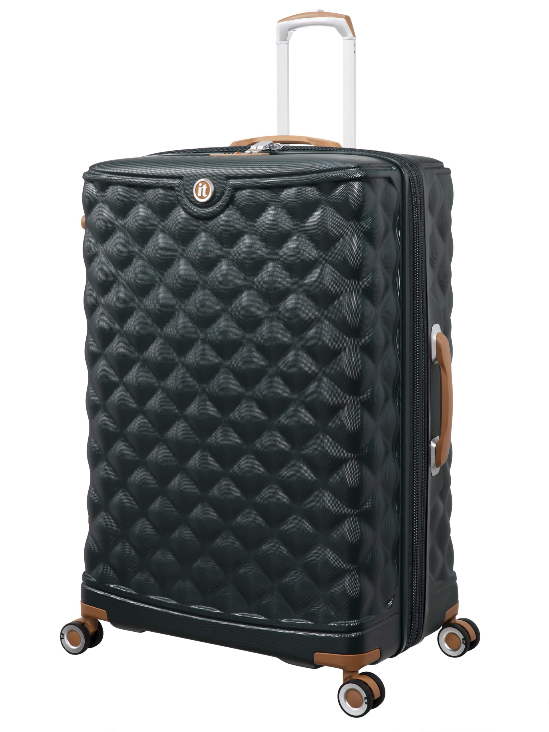 it luggage Indulging Dark Green -Large-28 inches Expandable Check-in Luggage Hard Case Beautiful Interior 8 Wheel Trolley Bag-picture-11