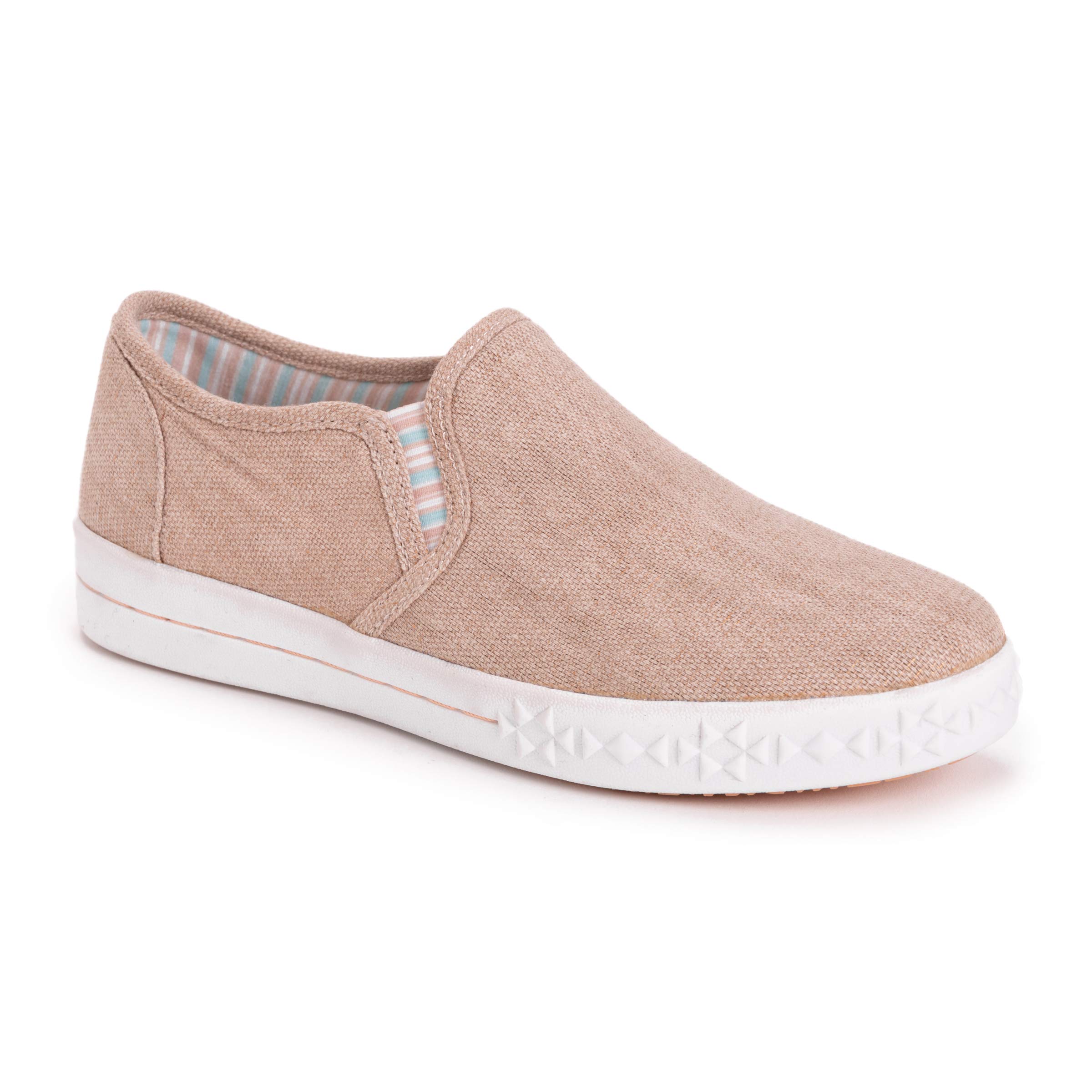 MUK LUKS Women's Street Savvy Sneaker-Blush Loafer