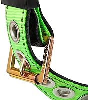 Vista 4 de 15-507 Sillines Arborist de algodón, sillín de posicionamiento de trabajo pesado con 4 anillos en D (S)