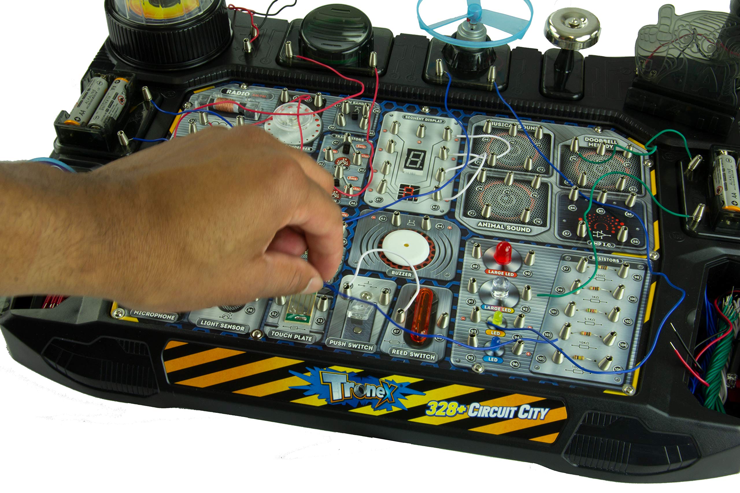 Tronex Circuit City | Oltre 328 progetti STEM | Giocattolo educativo per circuiti stampati