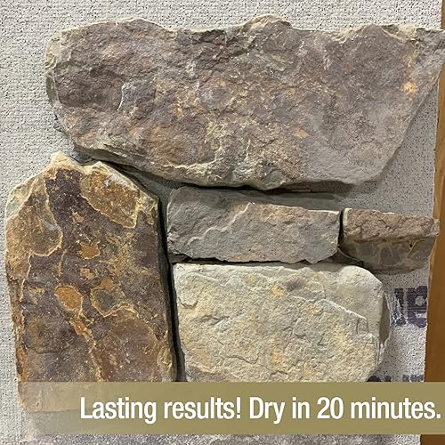 Miniatura 5 de Rapid Loc - Adhesivo de chapa de hormigón y chapa, adhesivo de chapa de piedra, exterior o interior, impermeable, ideal para piedra, azulejos,