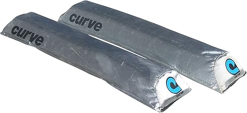 Miniatura 3 de Curve Aero - Almohadillas para rack (2 unidades), color plateado