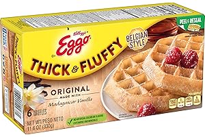 Eggo's Thick and Fluffy Waffles - Savor the Golden Goodness