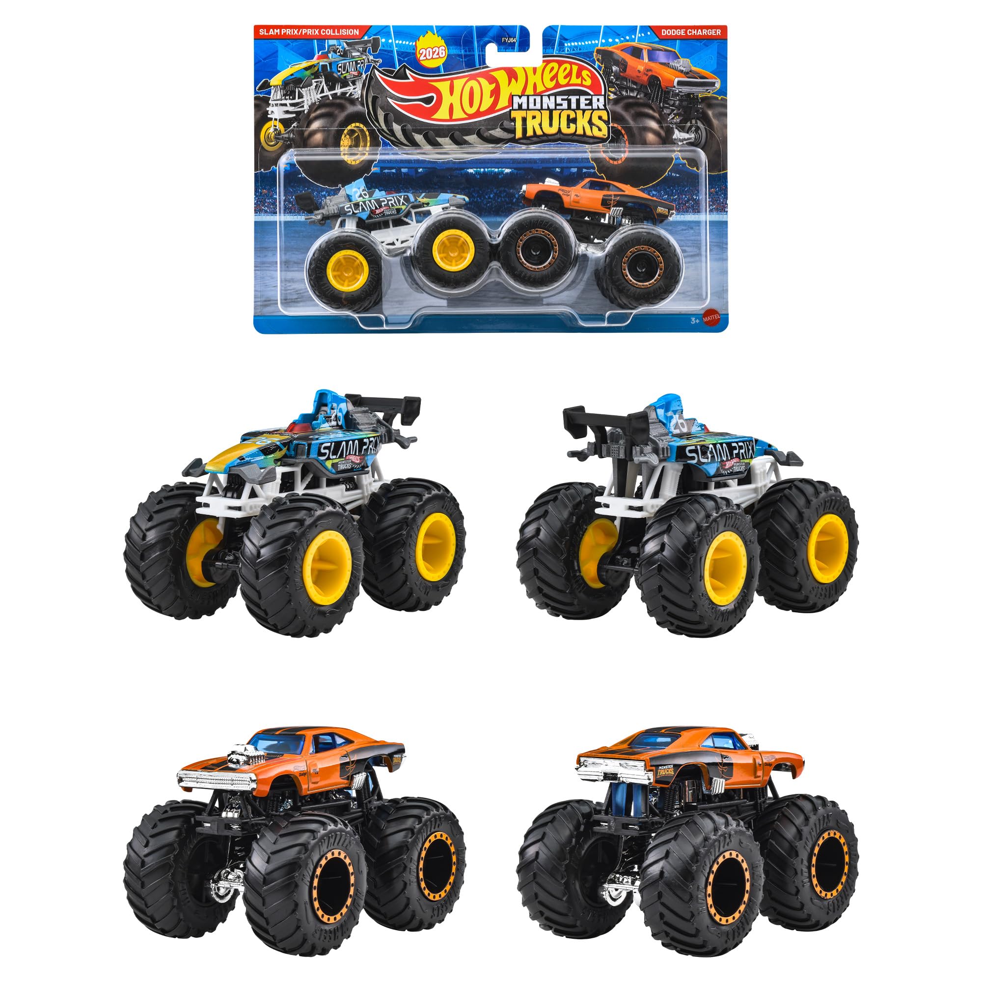 Amazon | ホットウィール(Hot Wheels) モンスタートラック 1:64 2