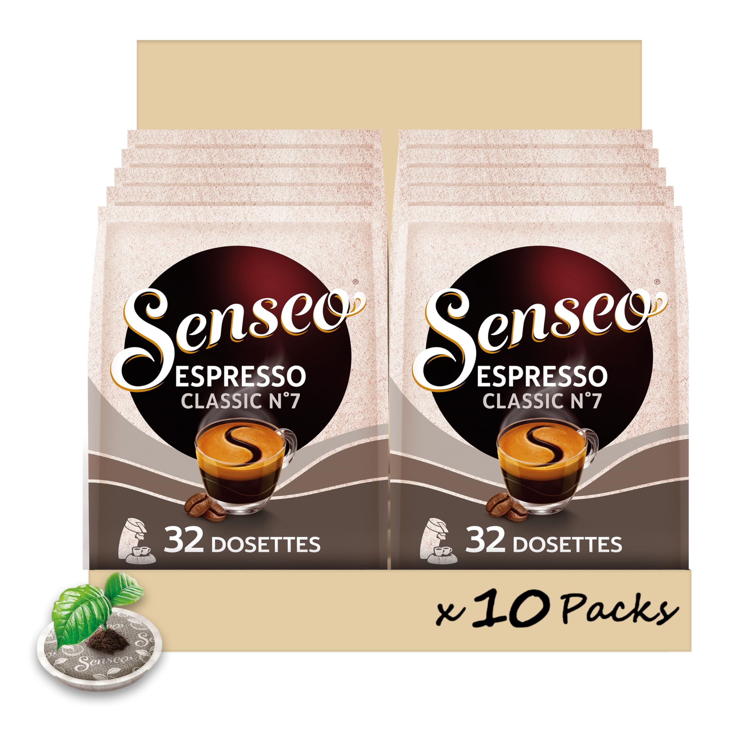 Senseo Espresso Classique lot de 10 avec sa mousse onctueuse unique - 14