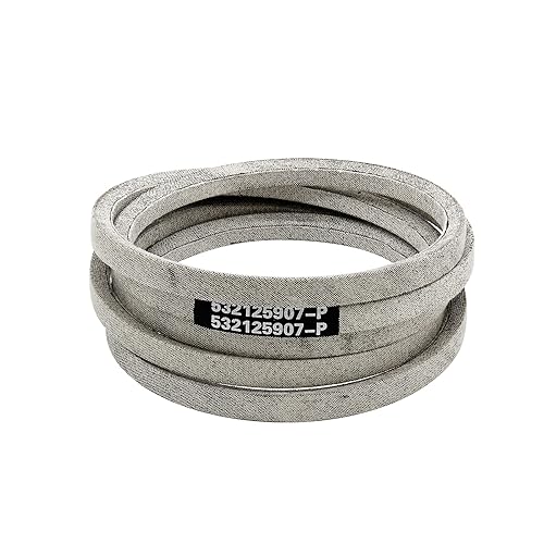 532125907 125907X Correa de transmisión de cortacésped de 1/2 "x 90" Reemplazo para AYP Craftsman Poulan Husqvarna 105732X 120302X 125907X 193214