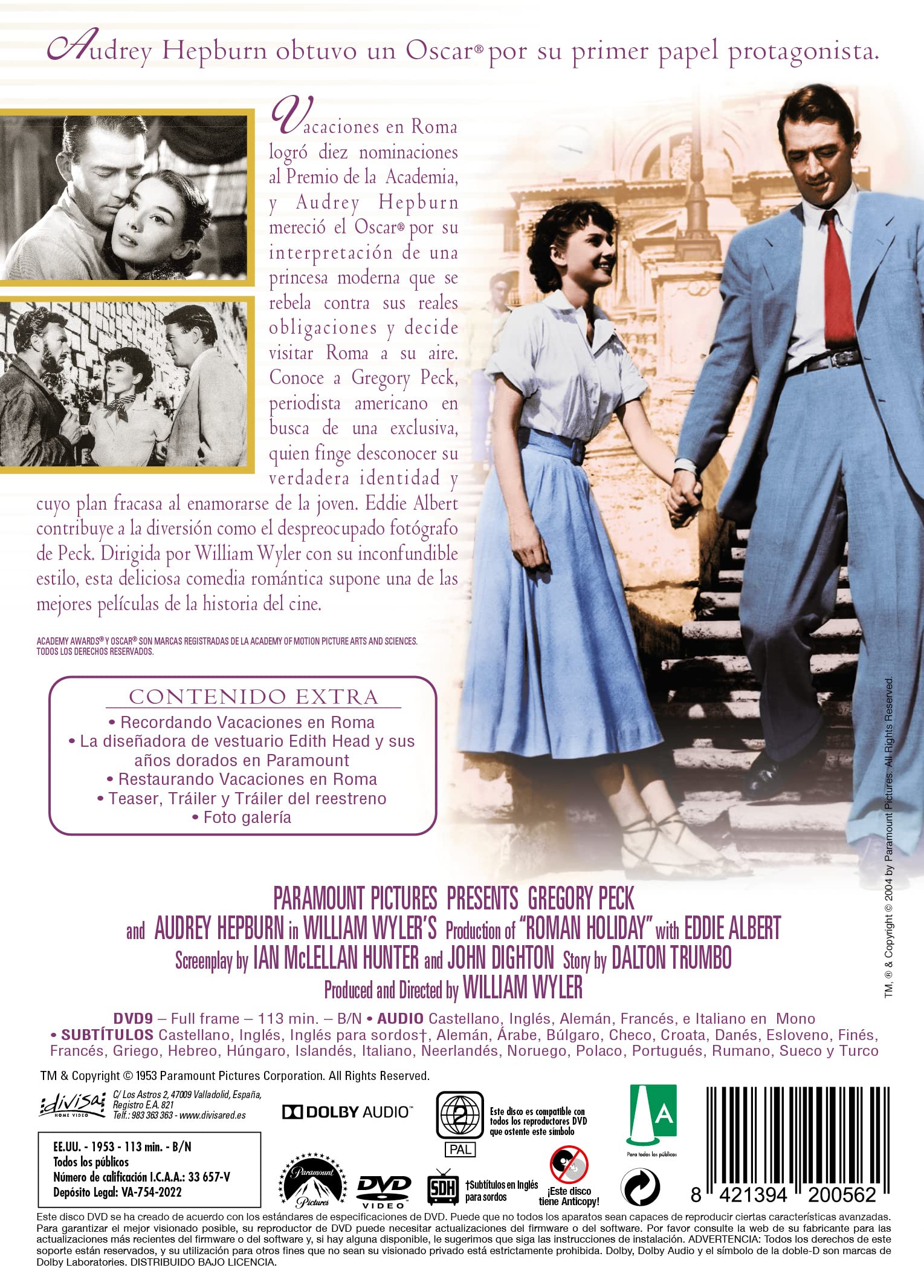 Vacaciones en Roma (DVD)