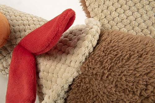 Vista 138 de goDog Checkers Just for Me - Juguete chirriante afelpado para perro, con tecnología Chew Guard, diseño de cerdo volador, color rosa, tamaño miniatura