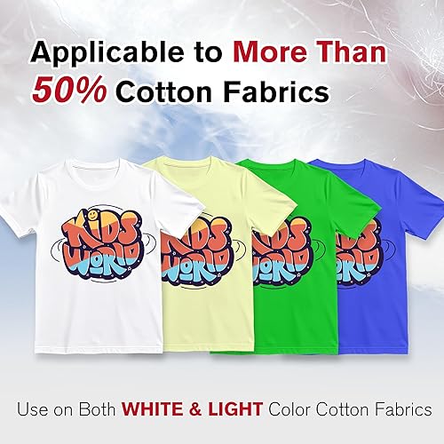 Miniatura 5 de Koala - Papel de transferencia de calor para tela blanca y de color claro, 25 hojas de papel de vinilo de transferencia de calor imprimible de 8.5 x