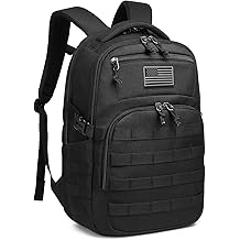 Wotony Military tactical backpack, backpack for men black small tactical assault bag