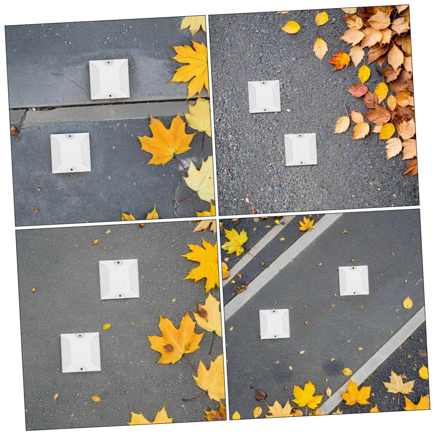 IMIKEYA 3 series Marcador De Seguridad Vial Reflectores De Seguridad Vial Reflectores De Marcadores Reflectantes 10 piezas x 3
