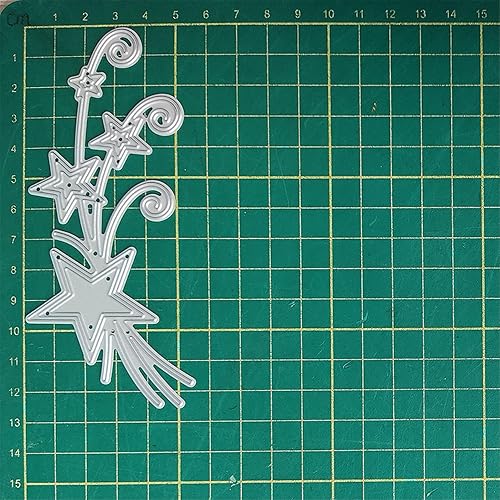 Miniatura 2 de Troqueles para álbumes de recortes, troqueles de corte de metal con borde para hacer tarjetas, plantilla de perforación de manualidades de papel,