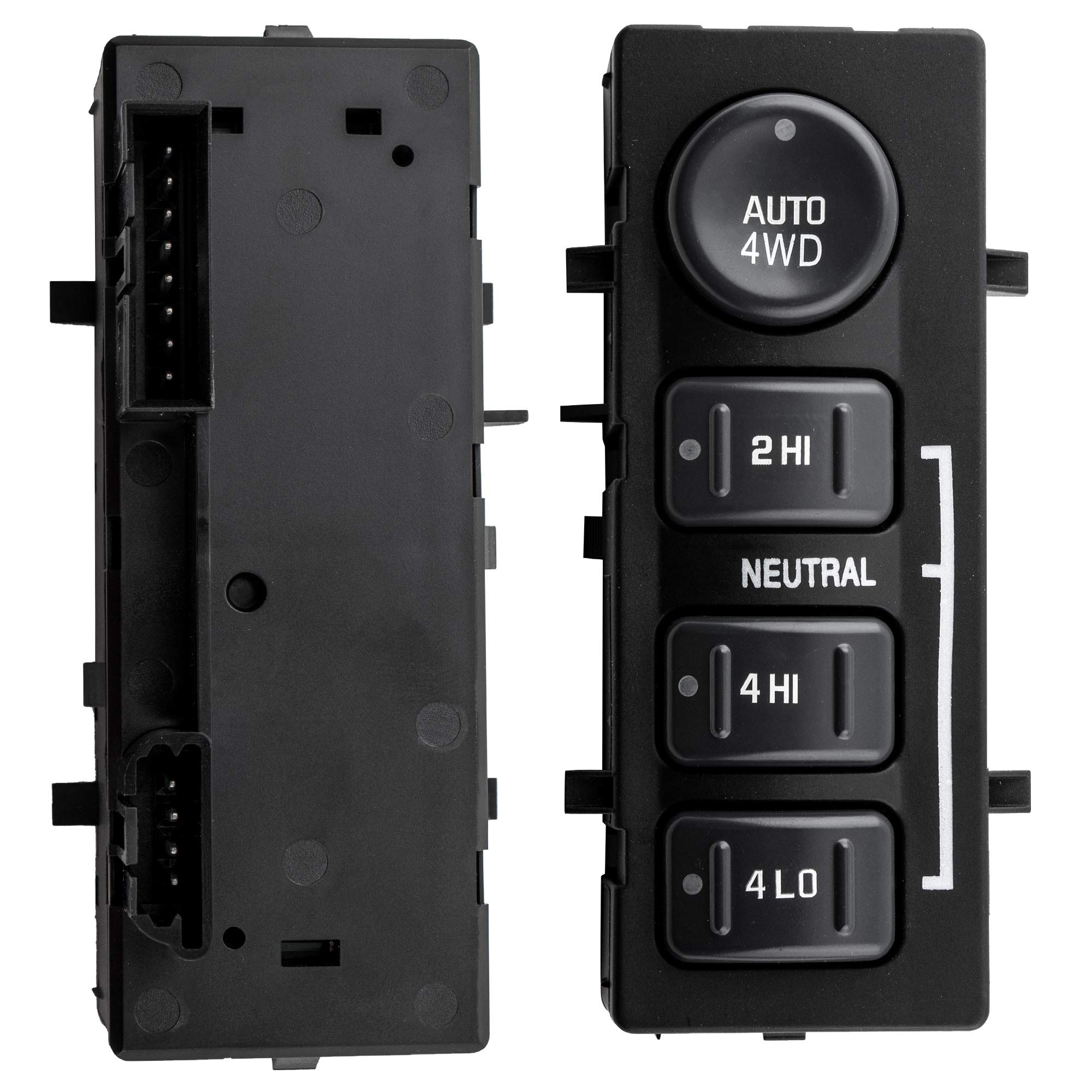 BOXI 4WD Wheel Drive Switch 4x4 Transfer Case Selector Dash Switch for Chevy Silverado Suburban Avalanche Tahoe 1999-2002 / for GMC Yukon Sierra 1999-2002 / for Cadillac Escalade 2002 | 19168767