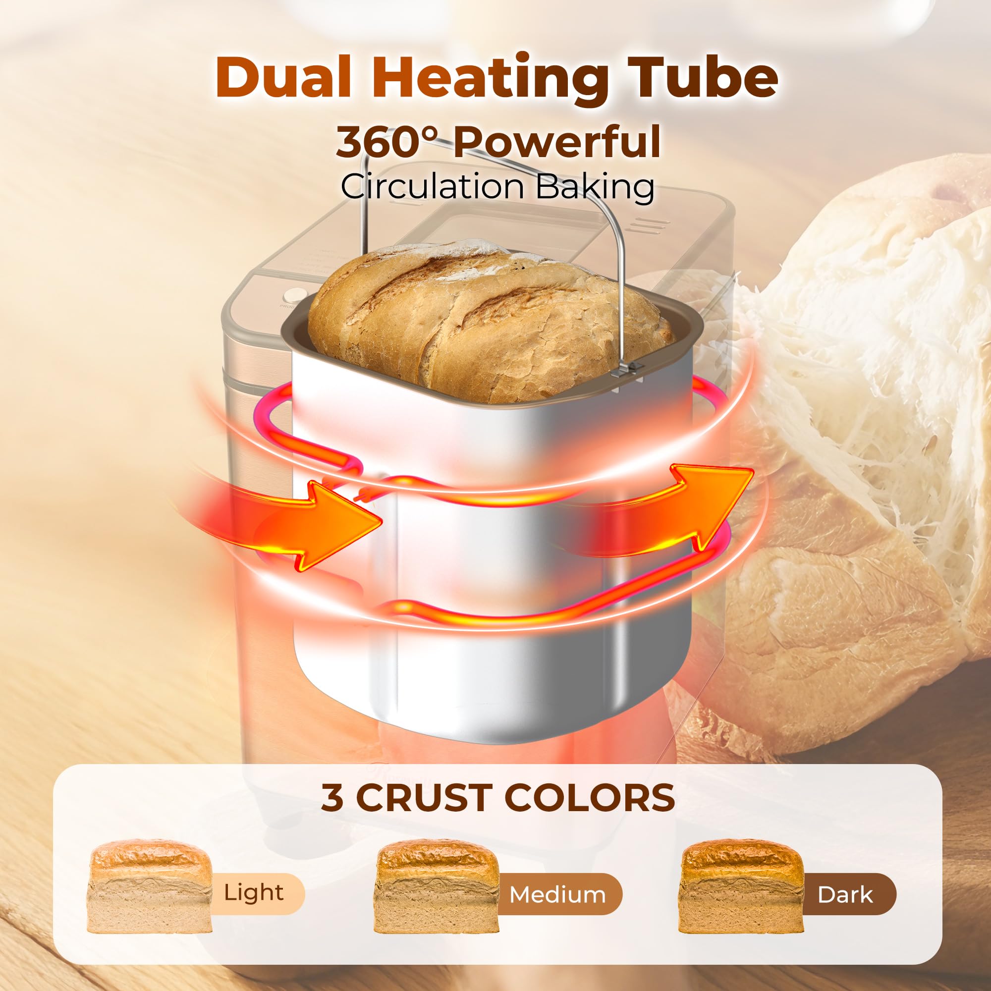 Rosewill Bread Maker - Bake Delicious Bread! -4