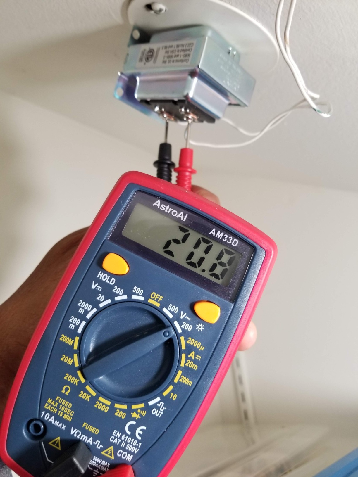 Doorbell Transformer 16V 10VA Hardwired Door Chime Transformer