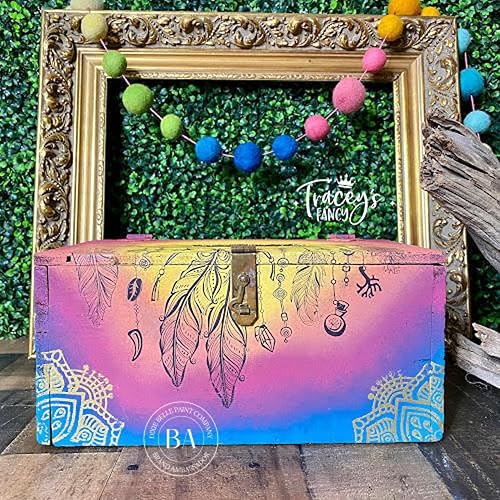 Miniatura 7 de Dixie Belle Belles & Whistles Transfer  Cactus y suculentas  Hoja de 24.8 x 38.8 pulgadas  Transferencia decorativa para manualidades, muebles,