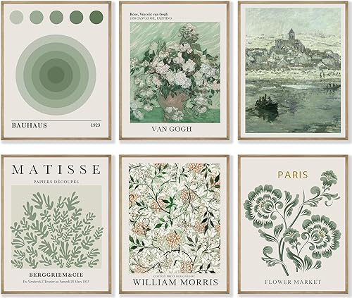 Pósteres abstractos de arte de pared de Matisse, impresiones de arte vintage bohemio, decoración de habitación retro para dormitorio estético, arte