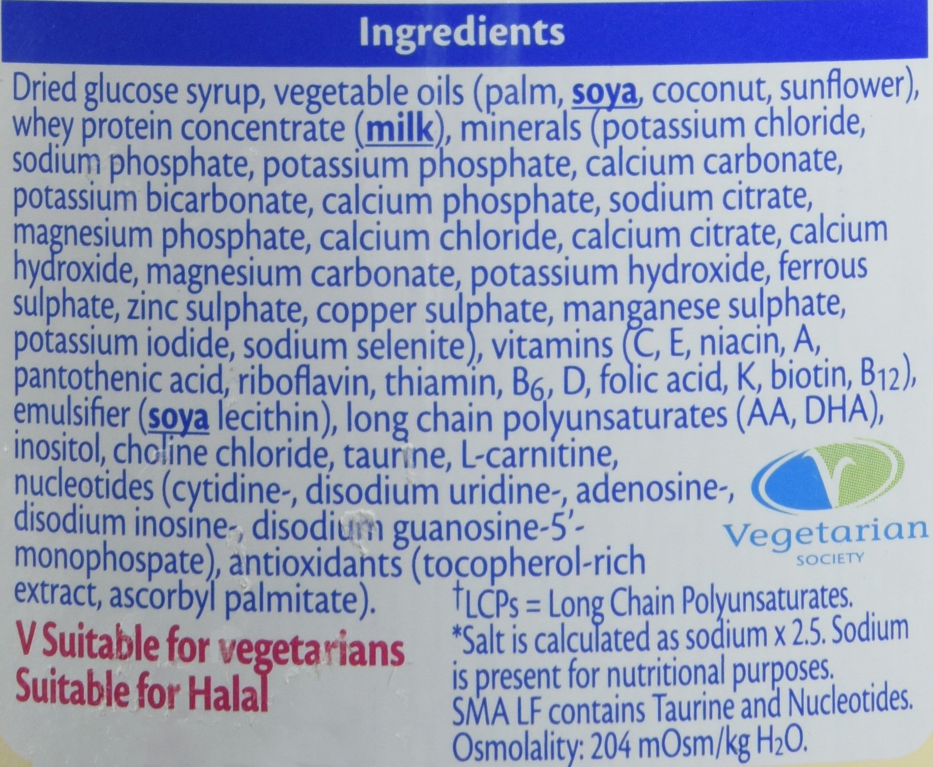 Sma Lactose Free Formula From Birth 430g Desertcart Tunisia