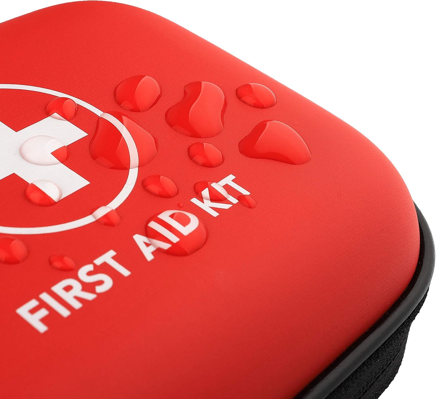 Mini First Aid Kit, 100 Pieces Water-Resistant Hard Shell Small Case - Perfect for Travel, Outdoor, Home, Office, Camping, Hiking, Car (Red) : Sports & Outdoors