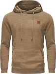 STICKON Mens Pullover Hoodies Long Sleeve Drawstring Hooded Sweatshirt with Pocket