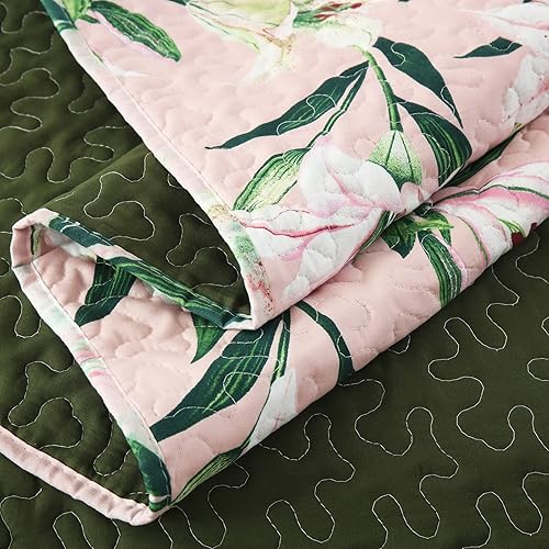 Miniatura 6 de Boryard Juego de edredón King de 3 piezas, colcha ligera y suave (104 x 90 pulgadas), juego de ropa de cama con 2 fundas de almohada (20 x 36